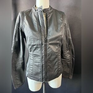 G-Star Black Biker Jacket for Women